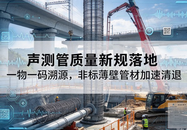 洛南声测管质量新规落地，一物一码溯源，非标薄壁管材加速清退