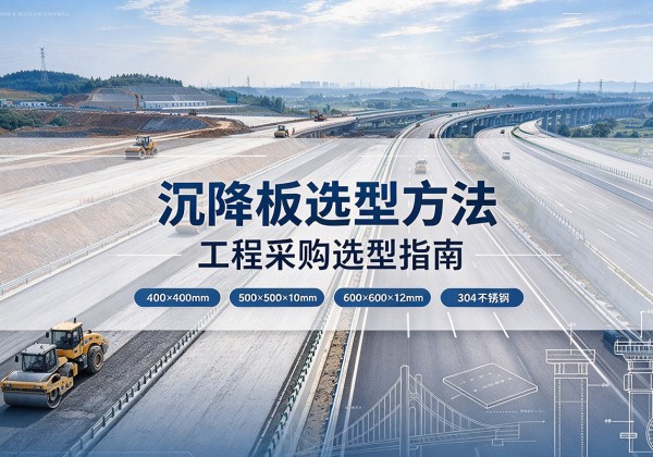 洛南沉降板选择方法